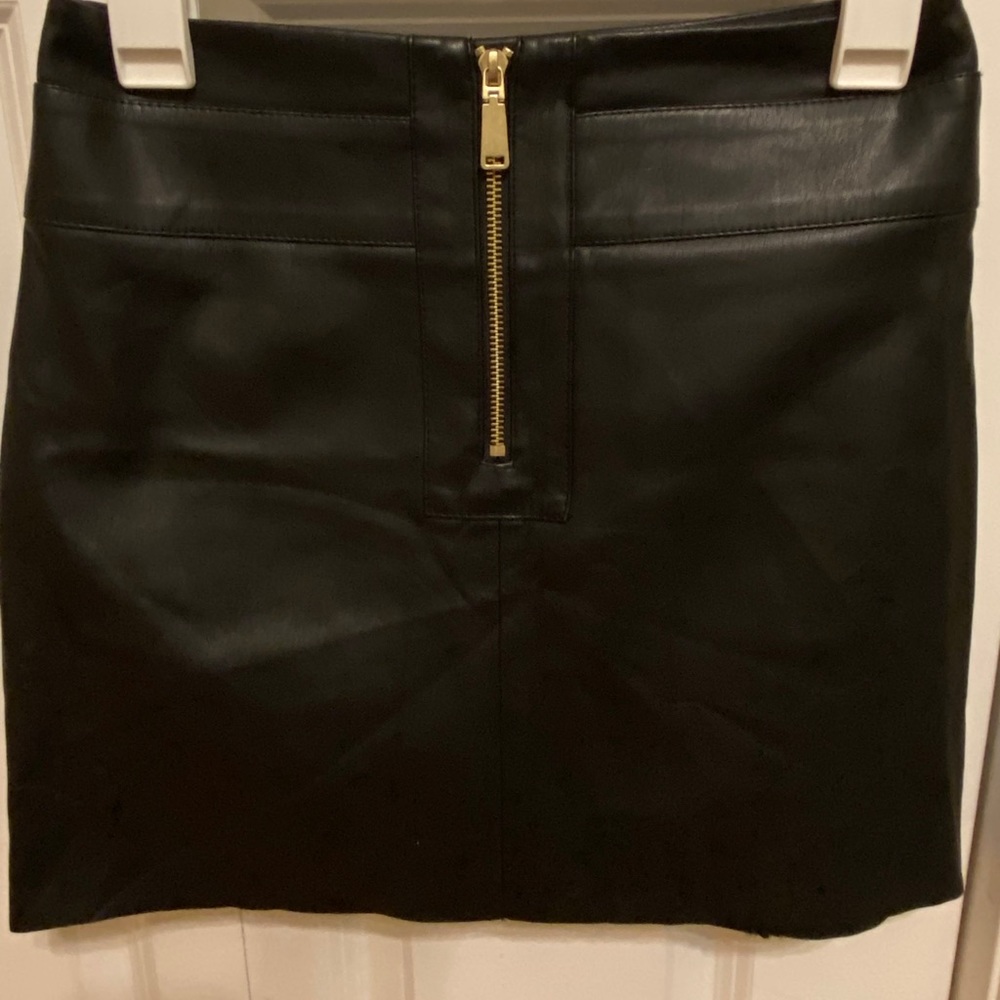 Express faux leather skirt